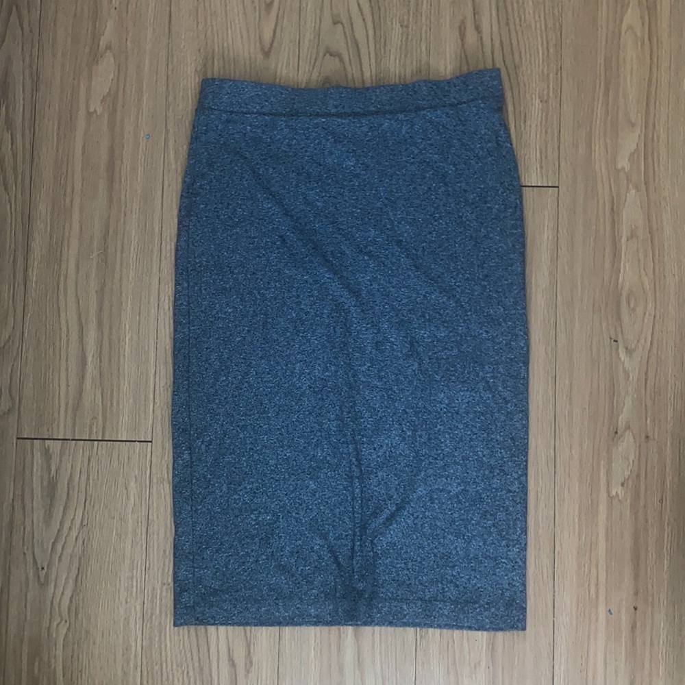Grey Midi Skirt